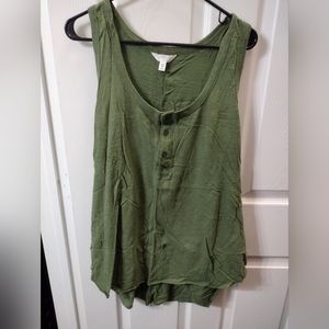 COPY - Green sleeveless top